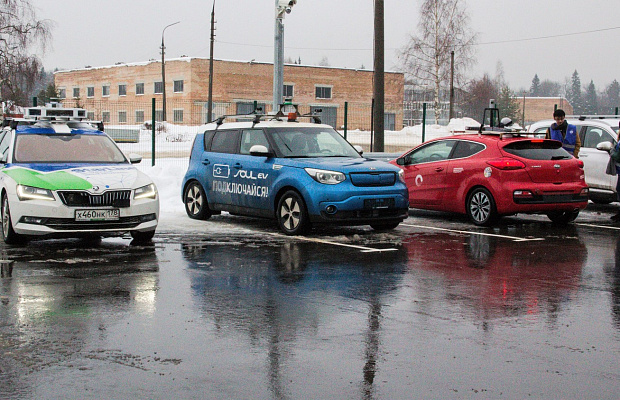 Winter City: test day at the auto test track, Jan.31, 2019